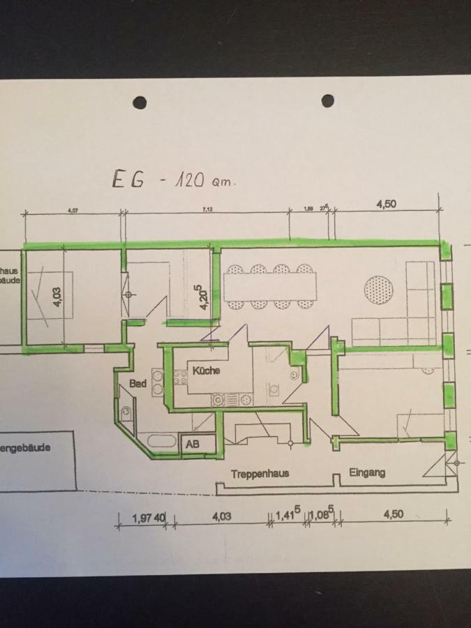 120 Qm. Noblehome Fürth Buitenkant foto